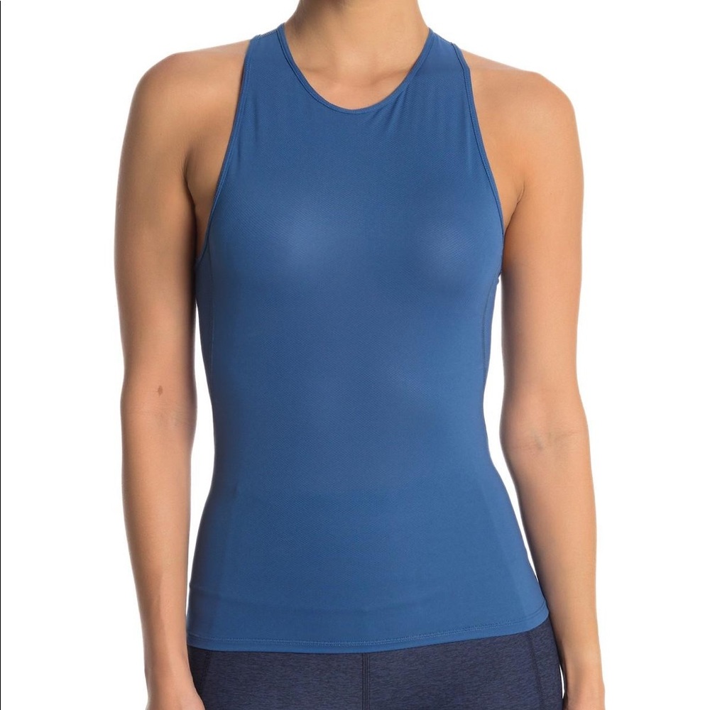 NWT Outdoor Voices Minimesh Deep Blue Tank Top